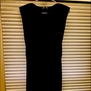 Black knit body on dress brand new never worn